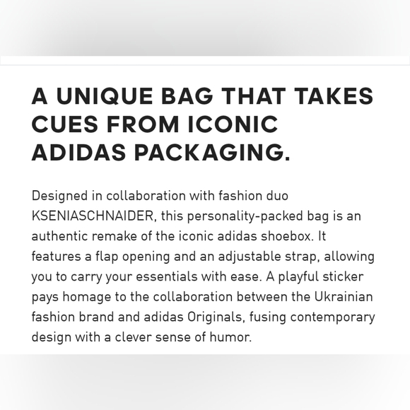 Adidas Originals X Kseniachnaider Shoe Box Bag - Picture 11 of 12